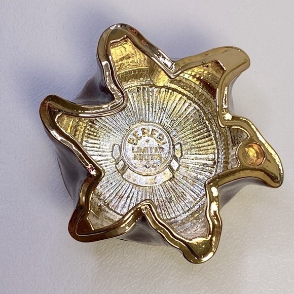 Edgar Berebi Limited Edition Enamel Lilac Pin Trinket Box & Brooch Poinssettia - Picture 6 of 11